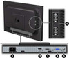 HP LA2405x has lots of inputs and ports