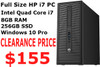 Clearance HP Core i7 256GB SSD Full Size Business PC