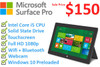 Microsoft Clearance Microsoft Surface Pro 2 Core i5 FHD 10.6'' Windows 10 Tablet 