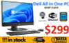 Dell Clearance Dell All in One PC Windows 11 Touch Screen Computer 