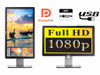 A PAIR of Dell 23-inch Full HD Professional Monitor