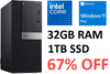 Dell Super Powerful Windows 11 Dell Business Full Size Computer 32GB 1TB SSD 