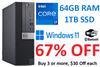 Dell Max Performance Dell Windows 11 i7 Computer 64GB 1TB SSD 