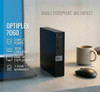  Dell Optiplex 7060 Micro Core i7 16GB 256GB SSD Tiny PC Dual DisplayPorts 