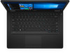 Refurbished Left side view of Dell Latitude 5490 Core i7 laptop with black chiclet keyboard, Windows 11 Pro logo, and various ports
