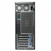 Refurbished This image features a modern desktop computer tower from Dell, specifically the Precision 5820 model. It is equipped with an