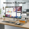 Windows 11 Computer Package Mini PC with a NEW 24-inch Monitor