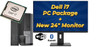  Dell i7 Desktop Computer Package | New 24-Inch Monitor | Keyboard & Mouse 