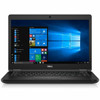 Refurbished The image displays a Dell Latitude 5490 laptop with a visible 14-inch touchscreen showing the Windows 11 login screen and