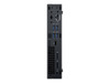 Refurbished Right side view of a Dell OptiPlex 5070 Micro i7 11th Gen Intel 6-Core 4K NVMe SSD PC Windows 11, showing ports, buttons,