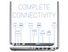Refurbished Front panel view of a laptop showcasing ports and connectivity features.