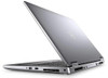 Refurbished Right side view of Dell Precision 7740 i9-9880H laptop showing aluminum casing, ports, and touchpad.
