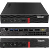 Refurbished ThinkCentre M720q 11th generation Intel Core i5 desktop PC with Windows operating system and six USB ports.