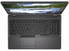 Refurbished Front view of a Dell Latitude 5500 laptop open at a slight angle showcasing the keyboard and display. The laptop features an