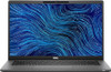 Refurbished A close-up view of a laptops screen showing a blue and black digital design on the screen, indicative of a refurbished