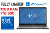  Dell Latitude 5520 i5 11th Gen 32GB RAM SSD Windows 11 Pro 15.6" Business Laptop 