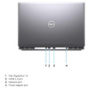 Refurbished Dell Precision 7750 i7 32GB RAM 17.3 workstation laptop with Nvidia RTX 4000 graphics and HDMI, Mini DisplayPort, USB-C,...