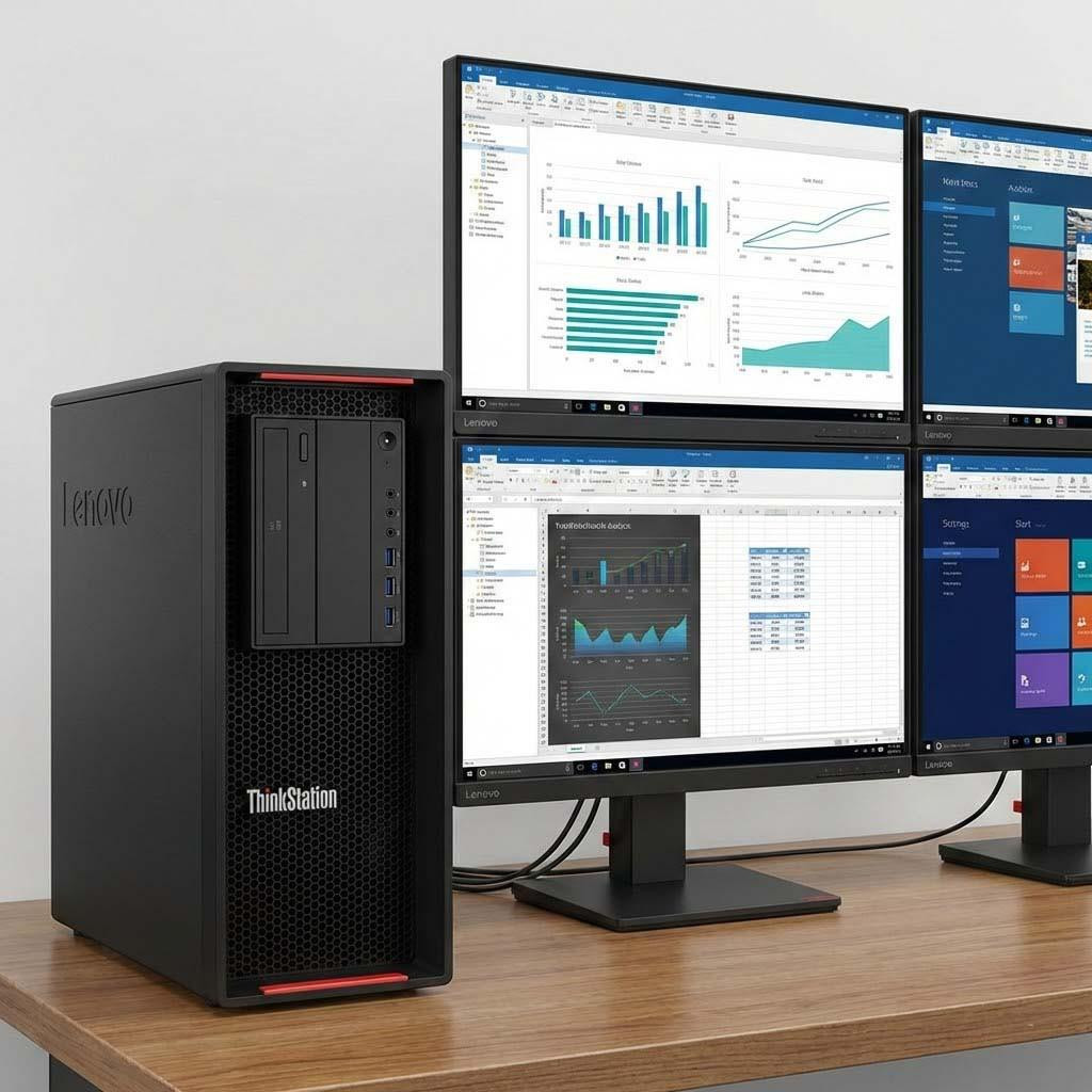 Lenovo ThinkStation P520 High Performance 3D Animation Tower
