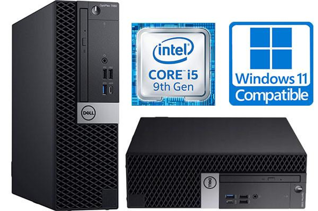 Dell OptiPlex 7070 SFF i5 9th Gen Computer Windows 11 Pro
