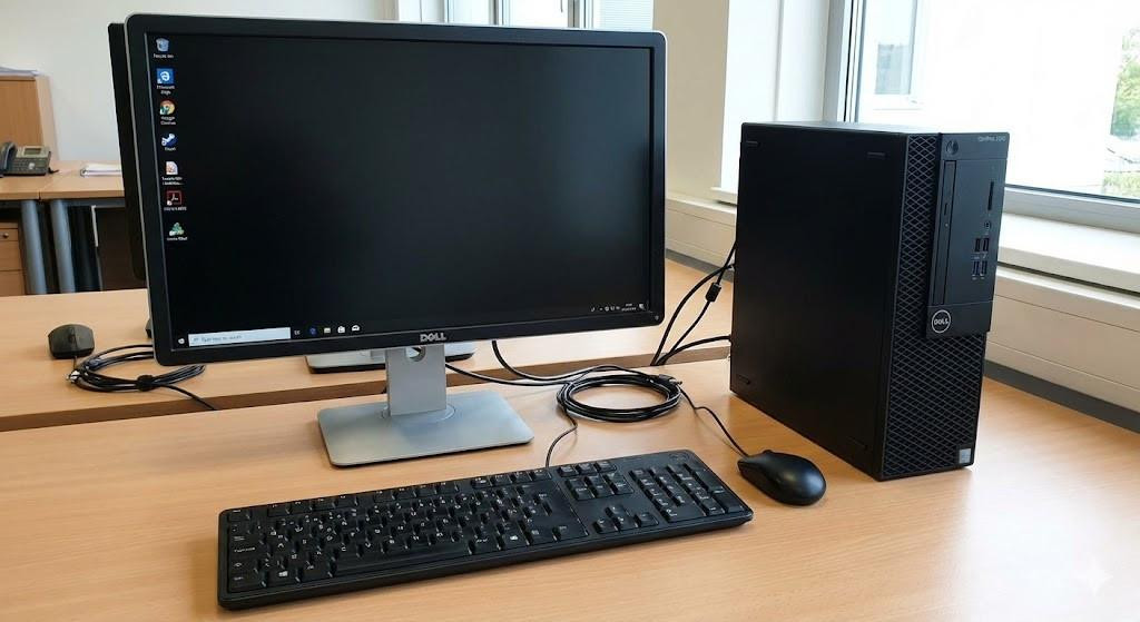 DELL OptiPlex Wim11 強力デスクトップ 23.8モニターセット Dell OptiPlex Windows 11 Pro Computer Package with 24