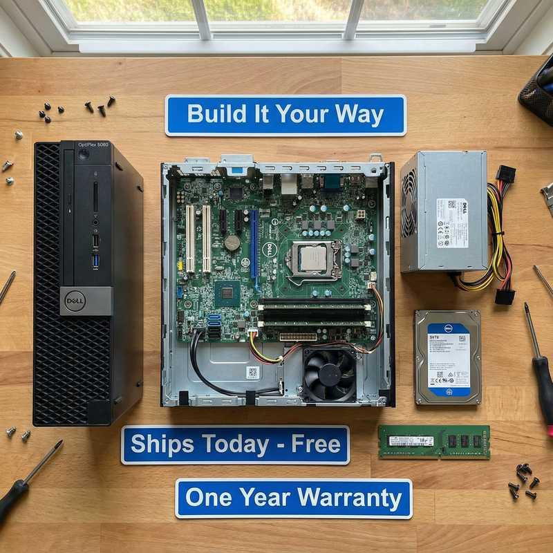 Build your own Dell Optiplex Computer With Windows 11 Shipped Fast