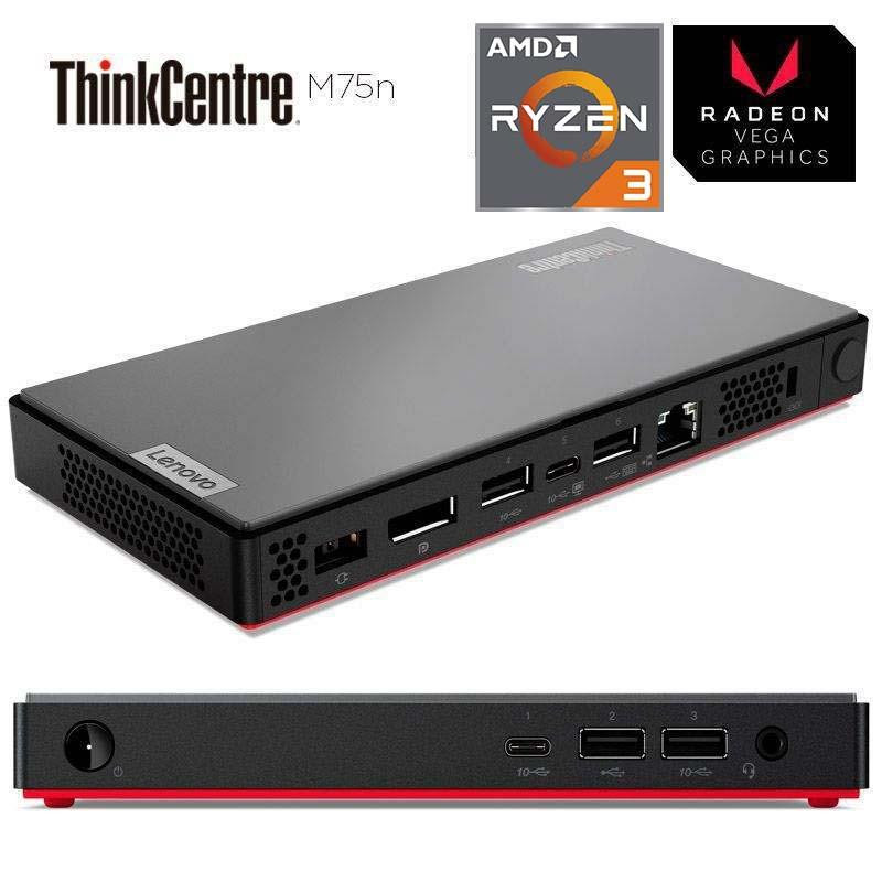 Lenovo ThinkCentre M75n Nano Tiny PC | Ryzen 3 Pro | Only 1.1 Lbs