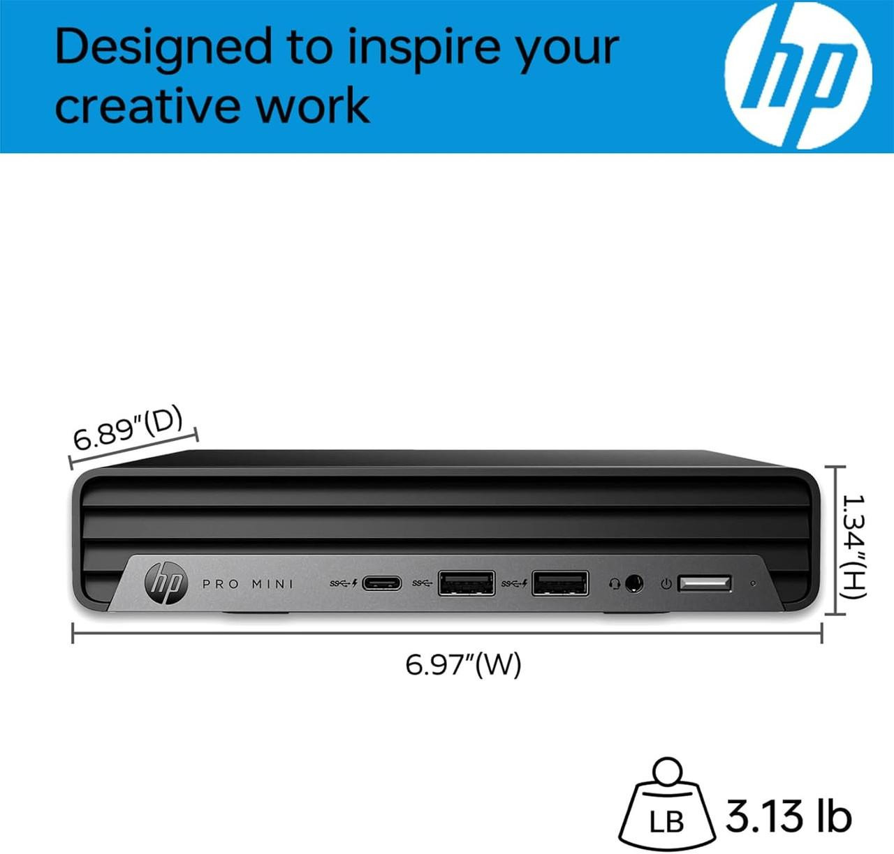 Refurbished HP ProDesk 400 G9 i5-12500T 256GB SSD Micro PC Windows