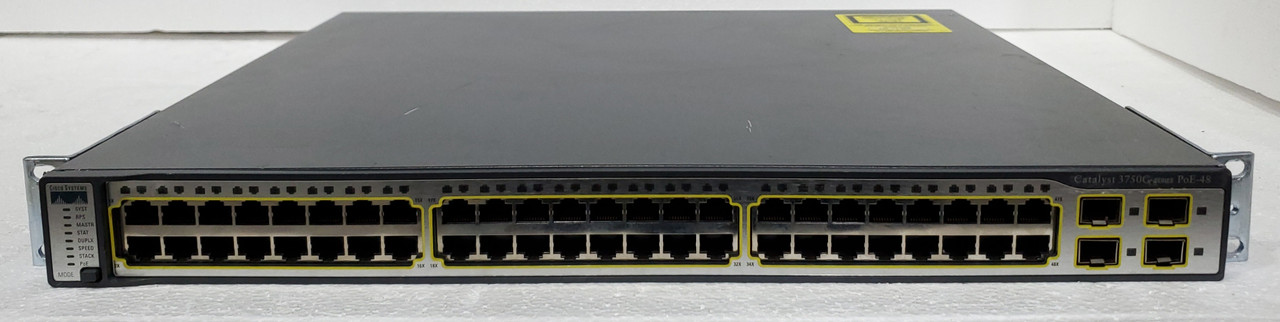 Catalyst 3750G 48-Port PoE Gigabit Switch/WS-C3750G-48PS-S 