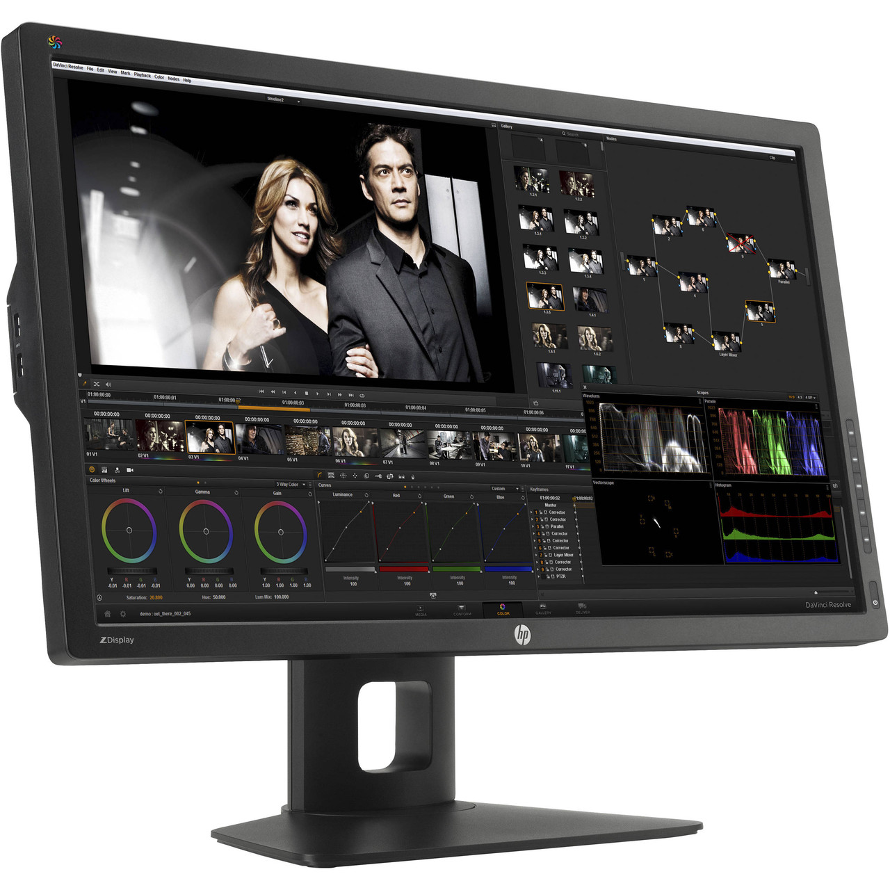 24 Inch Computer Monitor HP Z24i FHD IPS LED Display Port