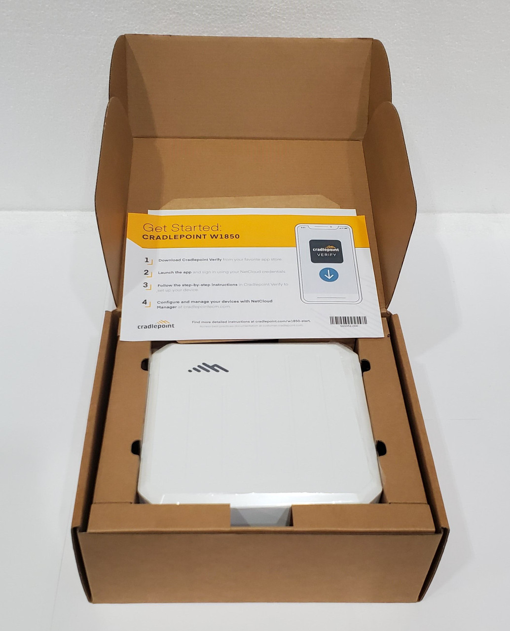 Cradle Point W1850 Series 5G Wideband Branch Adapter Router OPEN BOX