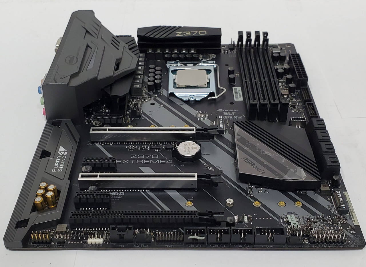 ASRock Z370 Extreme 4 ATX Motherboard Socket 1151 W i7-8700K / No IO Shield