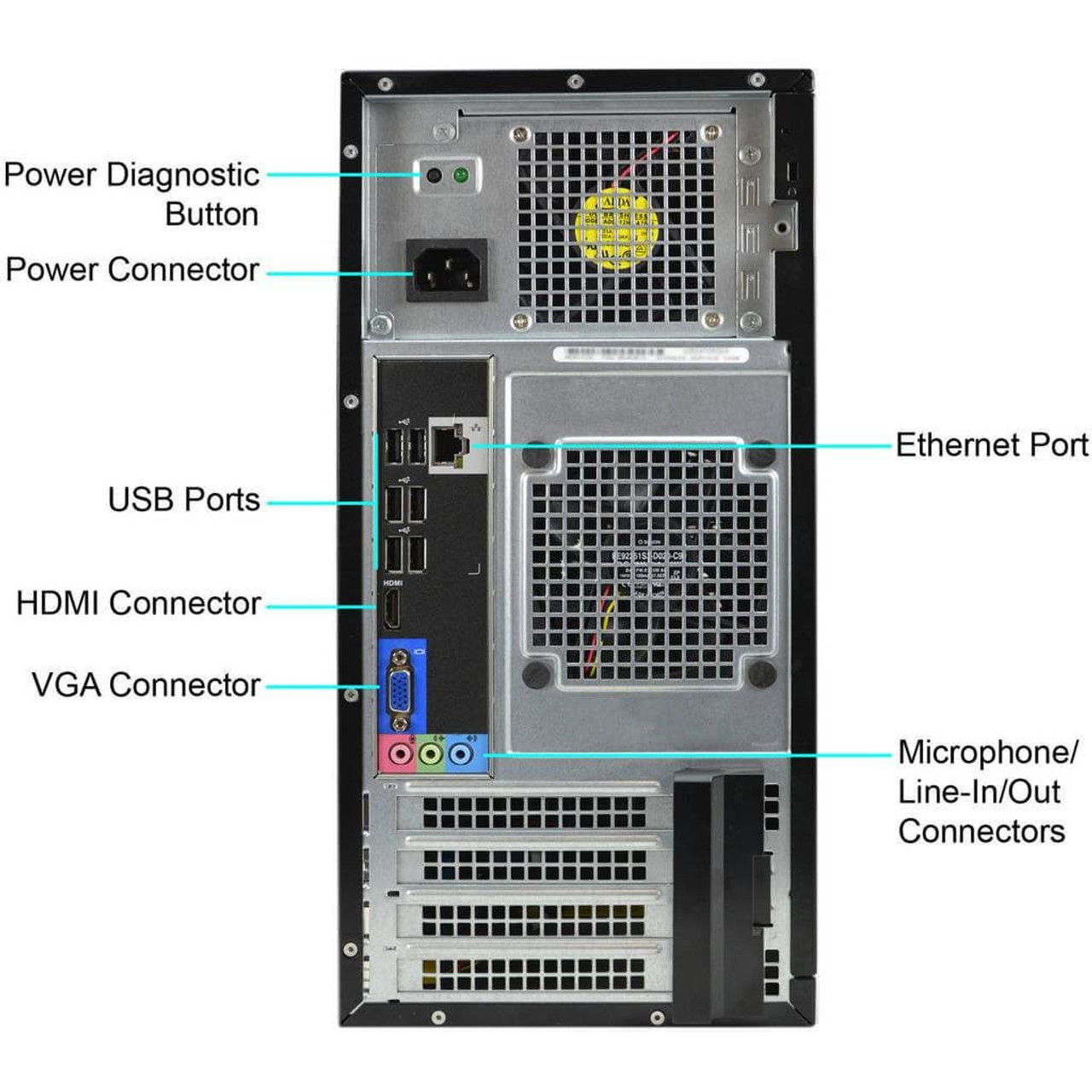 Dell OptiPlex 3010 Tower i5 Dual HDDs Windows 10 Computer