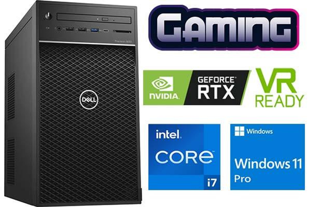 DELL ノートパソコン Windows11 Dell Precision 3630 i7 32GB RAM SSD Nvidia RTX 2070 Windows