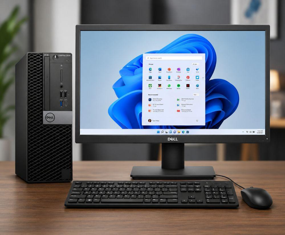 Dell Core i5搭載 Win11&Office2024 デスクトップPC Dell OptiPlex Windows 11 Pro Computer Package with 24