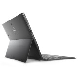 Refurbished Front view of Dell Latitude 5290 i7-8650U SSD 12.3 2-in-1 Tablet showing touchscreen, keyboard and laptop hinge.