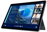 Refurbished Dell Latitude 5290 i7-8650U SSD 12.3 2-in-1 Tablet Windows 11 Touchscreen with video conference software open and user