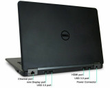 Dell Latitude E7450 i7-5600U SSD 14" Ultrabook Laptop Back Ports