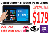Clearance Dell Touchscreen i5 Laptop Lightweight Webcam