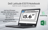 Dell Latitude E5570 i5 15.6" 10 Key Business Laptop