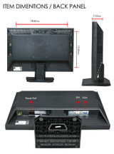 Acer 22" V223W Widescreen LCD Monitor