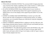 StarTech Dock Triple 3 Monitor Laptop Docking