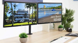 Dell PAIR of Dell 27" Computer Screens Wide Monitors P2714H  