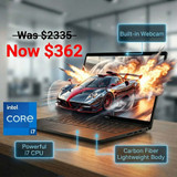 Carbon Fiber Dell Latitude 7400 Core i7 14" Business Laptop Webcam + Backlit Keyboard