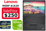 Lenovo Clearance Lenovo ThinkPad i7 Nvidia 14" Powerful Laptop 