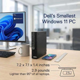  Dell Optiplex 3070 Micro Windows 11 PC Dual Monitor Supports Only 2.6 Lbs  