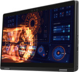 Refurbished Dell Latitude 5300 i5 Windows 11 Touchscreen 2-in-1 Convertible Laptop viewed from a side angle showcasing screen display of