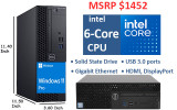 Dell Optiplex 3060 SFF Windows 11 Hex-Core Business Computer