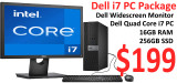 Clearance Dell i7 Computer Package with Dell Widescreen Monitor
