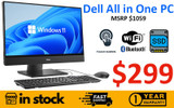 Dell Clearance Dell All in One PC Windows 11 Touch Screen Computer 