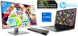 HP Photoshop HP i7 15.6" Workstation Laptop Package with 24" Monitor 